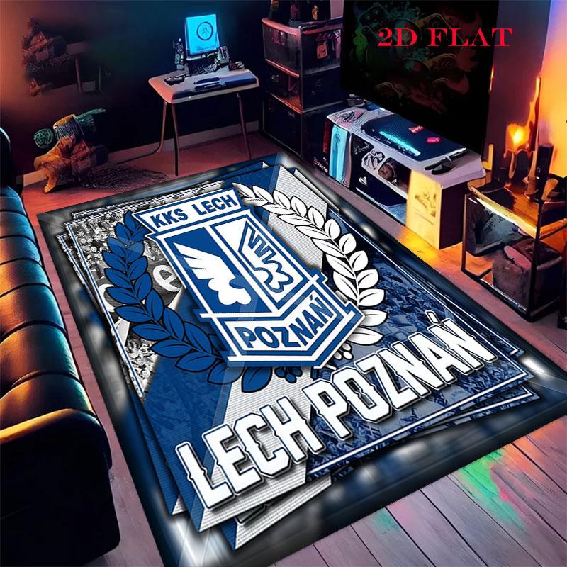 KKS Lech Poznań Carpet Rug for Living Room Bedroom Home Sofa Decoration,Kids play Nonslip Floor Mat