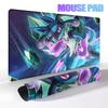 Gaming Pokemon Lucario Mouse Pad Anime PC Accessories Desk Mats XXL Gamer Large Non-slip Desk LockEdge Computer Keyboard Playmat