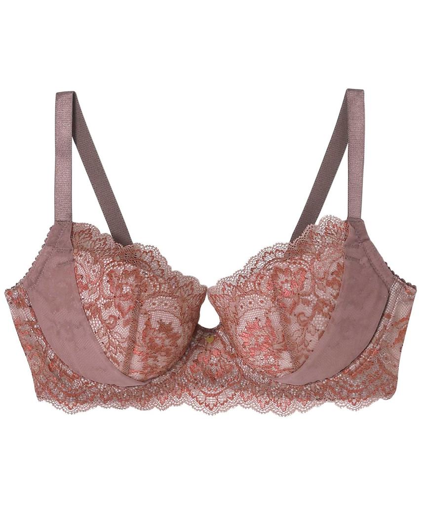 Bra That Makes Large Breasts Look Smaller Fits Up To G Cup Bra BYJ268 BR F65 [Amphi] [Minimizer Bra] [BYJ368 Series] Women's