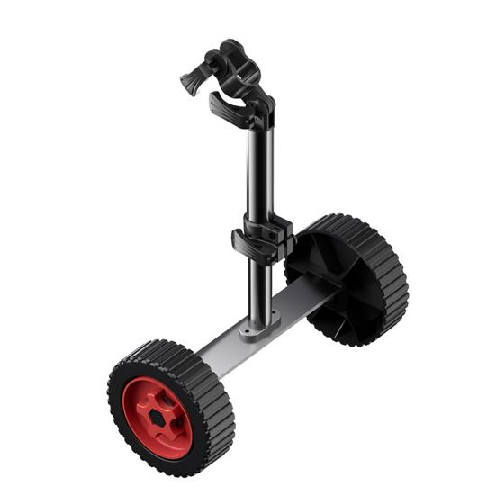Weed Wacker Auxiliary Wheels Adjustable Height Lawn Mower Attachment Wheels Walk Behind String Trimmer Wheels for Easy Push Weed Trimmer