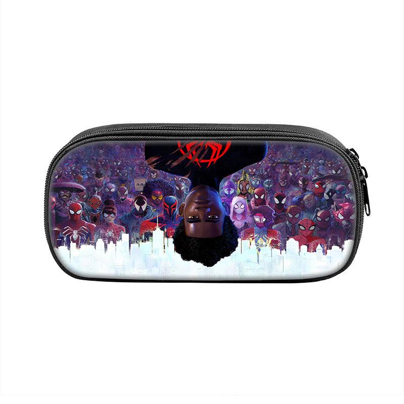 Spiderman Student Pencil Case With Polyester Material And Large Storage For School Supplies