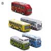 1/60 Minibus-Modell aus Legierung mit Rückzugfunktion, hochsimuliertes Touristenbus-Spielzeug, Geschenkset