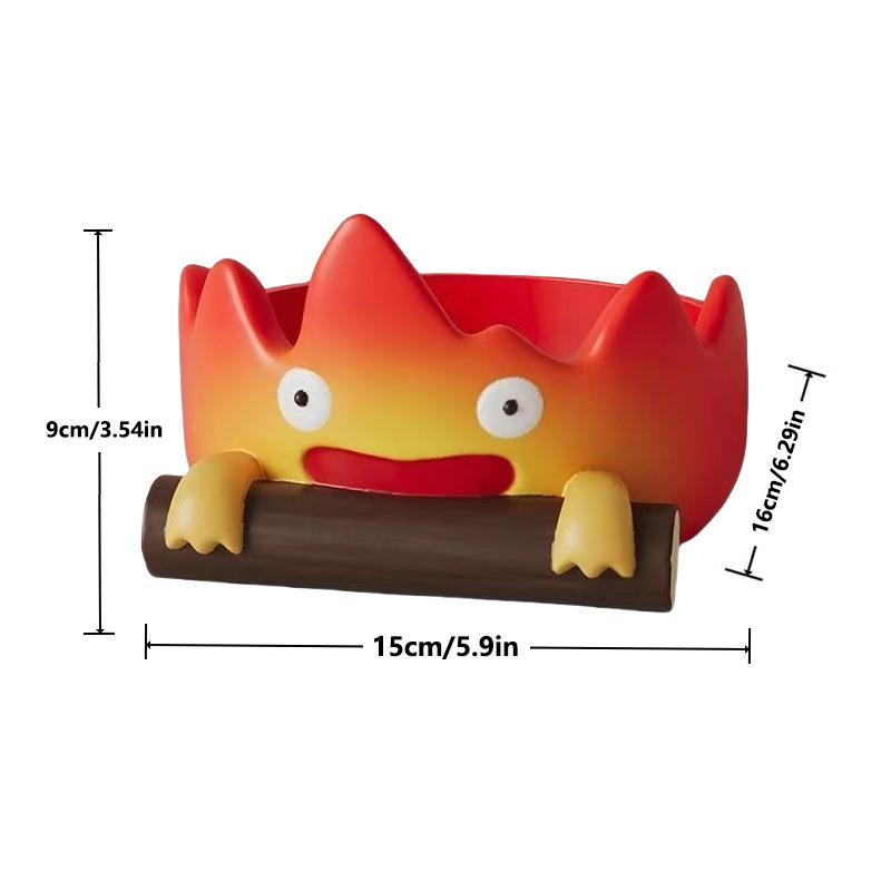 The Creative Flame-Shaped Ashtray Is Made Of Resin And Is Suitable For Home, Office And Household Tabletop Decorations
