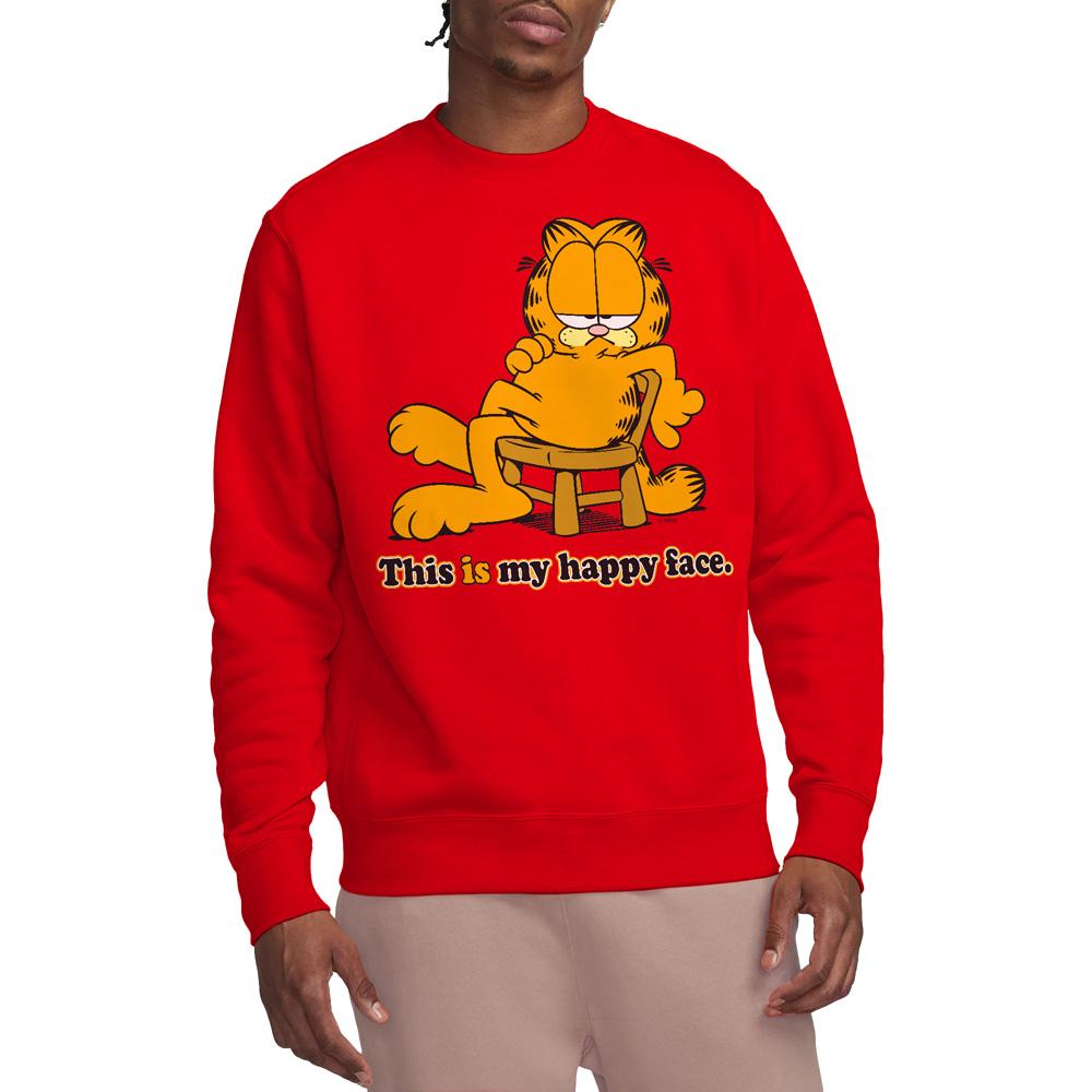 Garfield Unisex Erwachsene Happy Face Sweatshirt