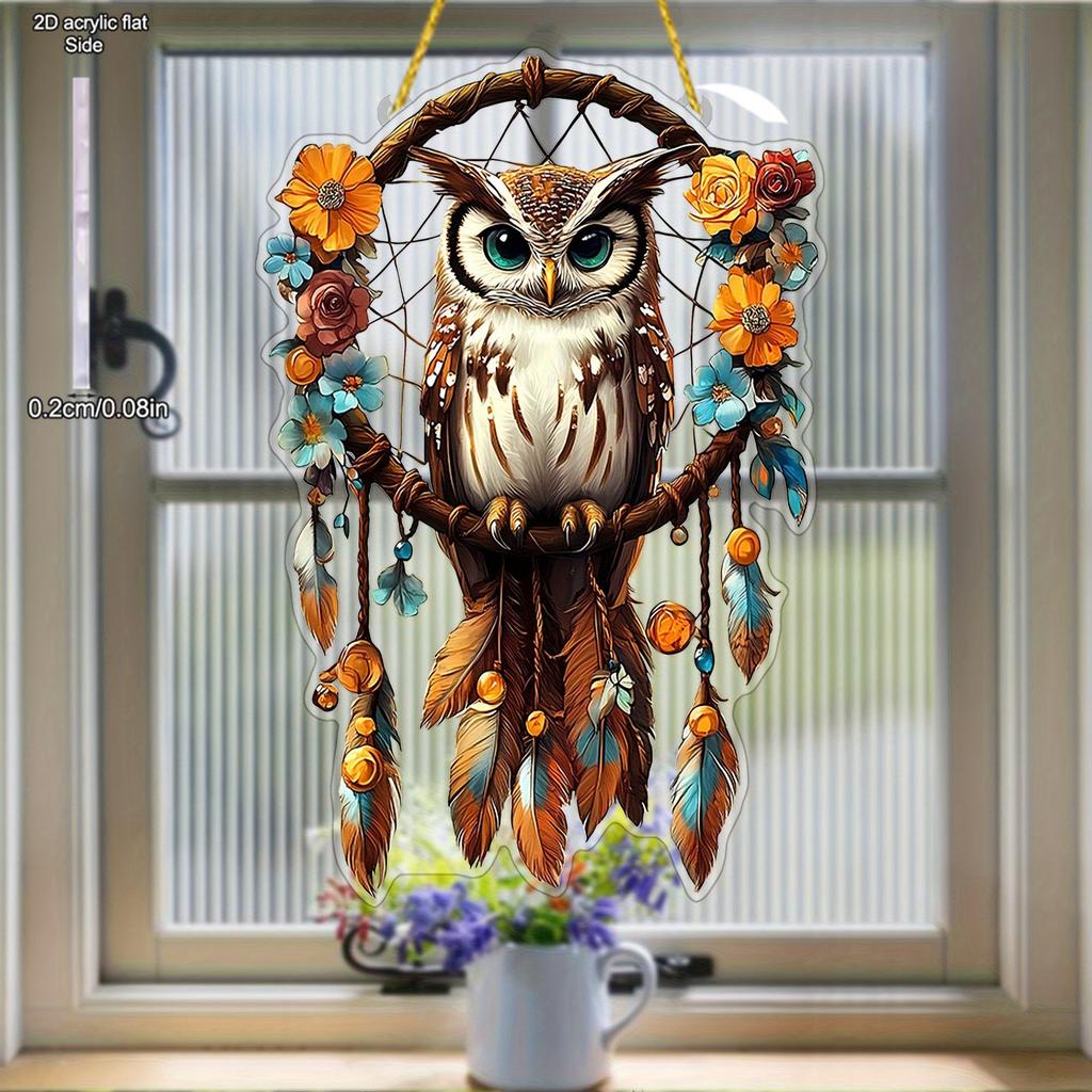 Multiple Colorful Owl Animal Themed Hanging Decorations, Ideal Gifts for Home and Office Decoration, Holiday Decoration, Perfect for Home, Kitchen 