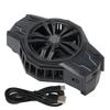 S1 Semiconductor Phone Cooler Cooling Fan RGB Streamer Mobile Phone Radiator for Playing Games Watching Videos Black