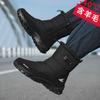 Sub-zero warm snow boots men's winter high-top piled thickened cotton shoes waterproof and non-slip boots