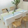 Modern Simple Tassel Waterproof Tablecloth Cotton And Linen Fabric Dustproof Dining Table Cloth Home Kitchen Western Table Decoration
