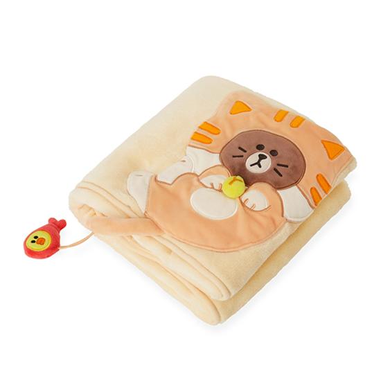 LINE FRIENDS Kitten Brown & Fish Sally Kniedecke