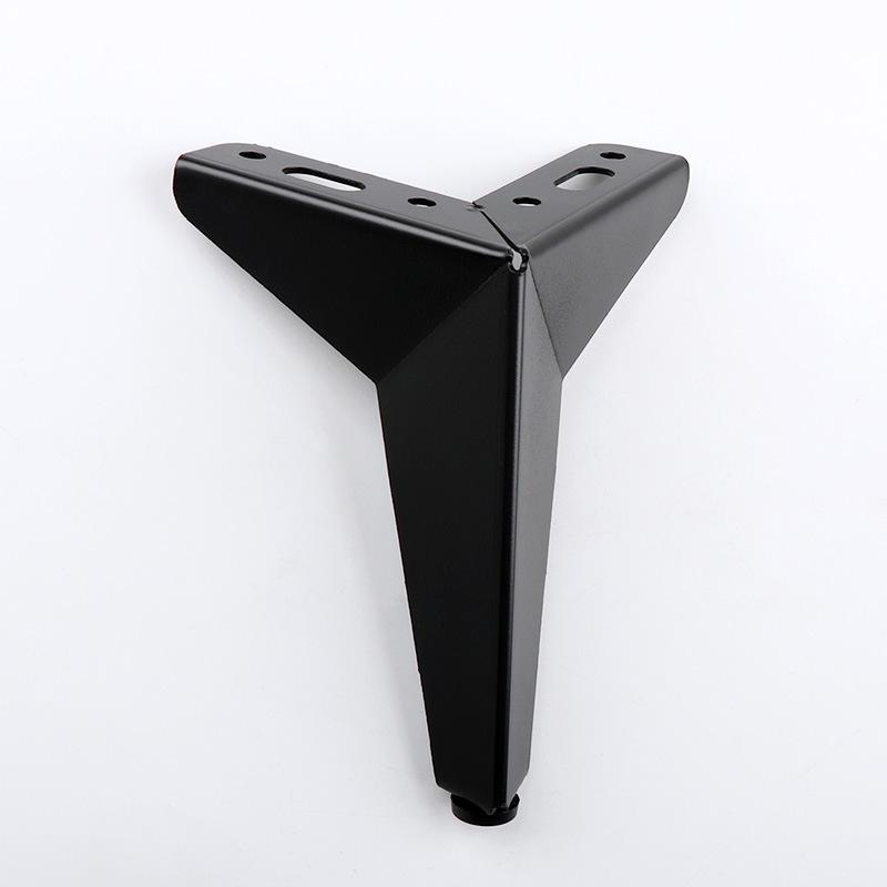 Kinnart Luxurious Right-Angle Metal Furniture Legs - Three-Pronged Bedside, Cabinet, Coffee Table Support