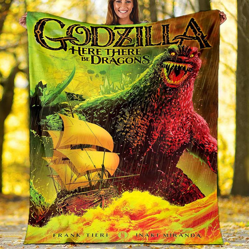 

Anguirus Monster Comic Style Flannel Fleece Blanket, Soft Warm Throw Blanket for Bed, Kaiju Fan Gift 80cm x 120cm