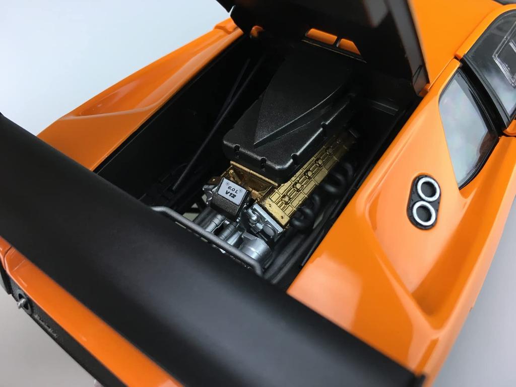 Aoshima Bunka Kyozaisha The Supercar Series Lamborghini Diablo GTR Plastic Model Molding Color 1/24 No.20 '99