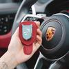 Držák na sluneční brýle na sluneční clonu auta ze slitiny zinku Klip na brýle pro 911 718 Taycan Panamera Cayenne Macan Boxster Cayman Pajun