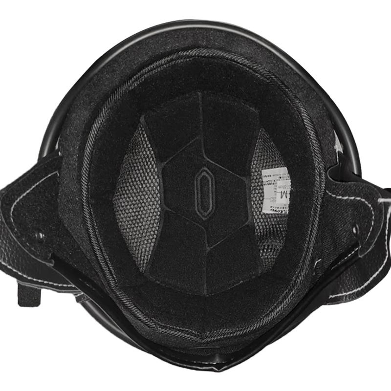 Motorcycle Half Helmet Summer Bike Headwear China 3C Certified Bright Black Popular Internet Red Helmet for Men And Women