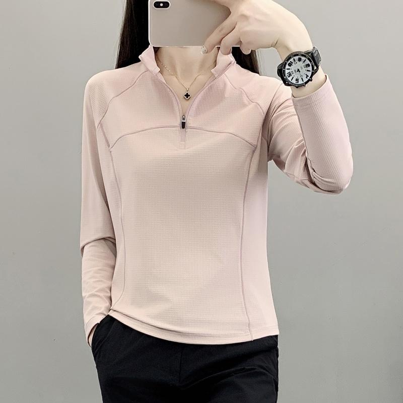 Women's Long Sleeve Shirts Hiking Fishing Workout T shirt Quick Dry Athletic  Gym Tops Running Undershirts