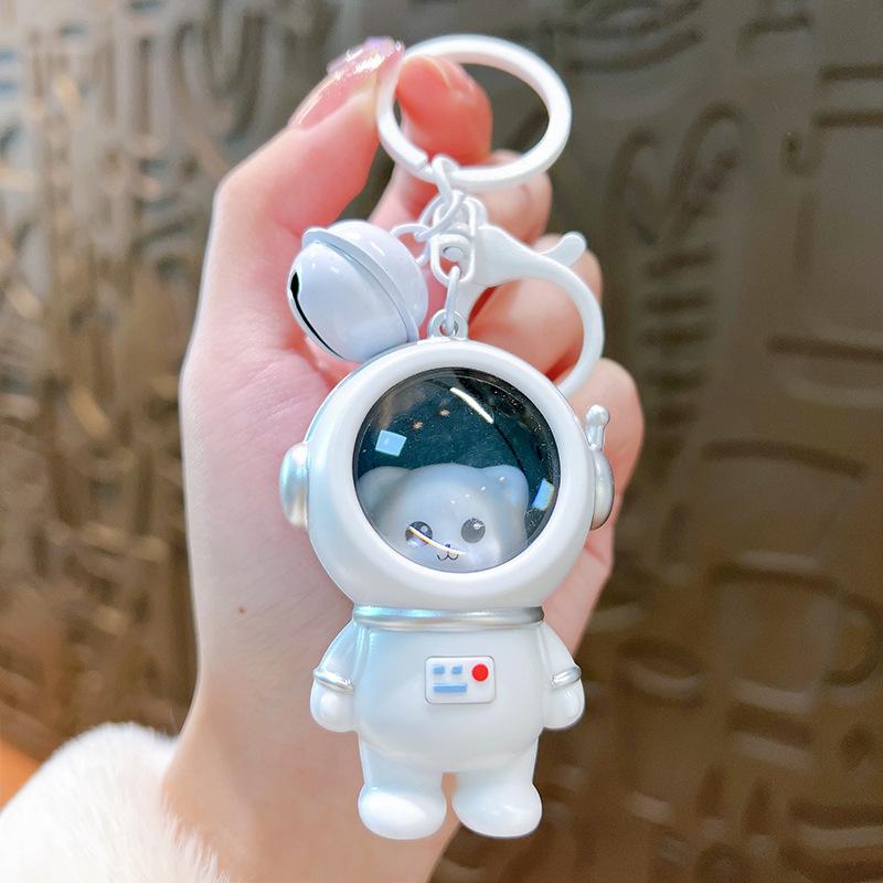 

Creative Starry Night Light Astronaut Key Decoration