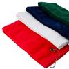 Golfs Club Wiping Cloth Golfs Towel with Carabiner Buckle Hook Clip Golfs Head Cleaning Cloth Soft Cotton Wipe Cleaner