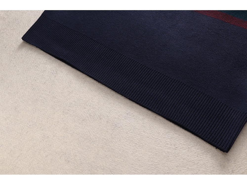 Men's Cashmere Sweater - Round Neck Bee Pattern Knitwear, High-Grade Warm Autumn/Winter Pullover