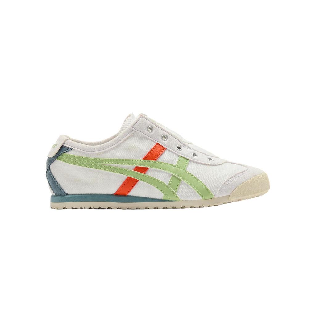 Onitsuka Tiger Mexico 66 Slip-On Minimalist Versatile Fashion Comfortable Training Shoes Kids sneaker White Green 1184A085-112