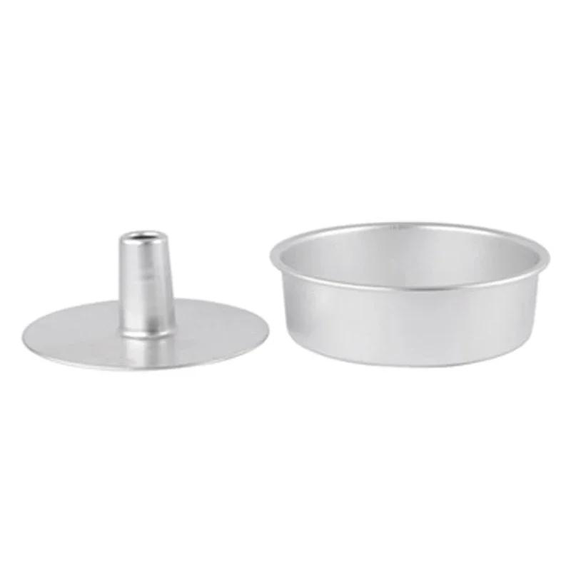 Kitchen accessories, 5/7/8/10 Inch Hollow Chimney Aluminum Alloy Chiffon Cake Pan, Cake Mold