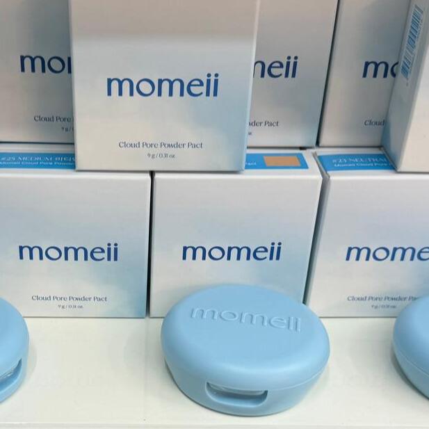 

Momeii Cloud Pore Powder Pact 9г/ Матовый, Маскирующий поры/ Увлажняющий, Корейская косметика, K-beauty 25