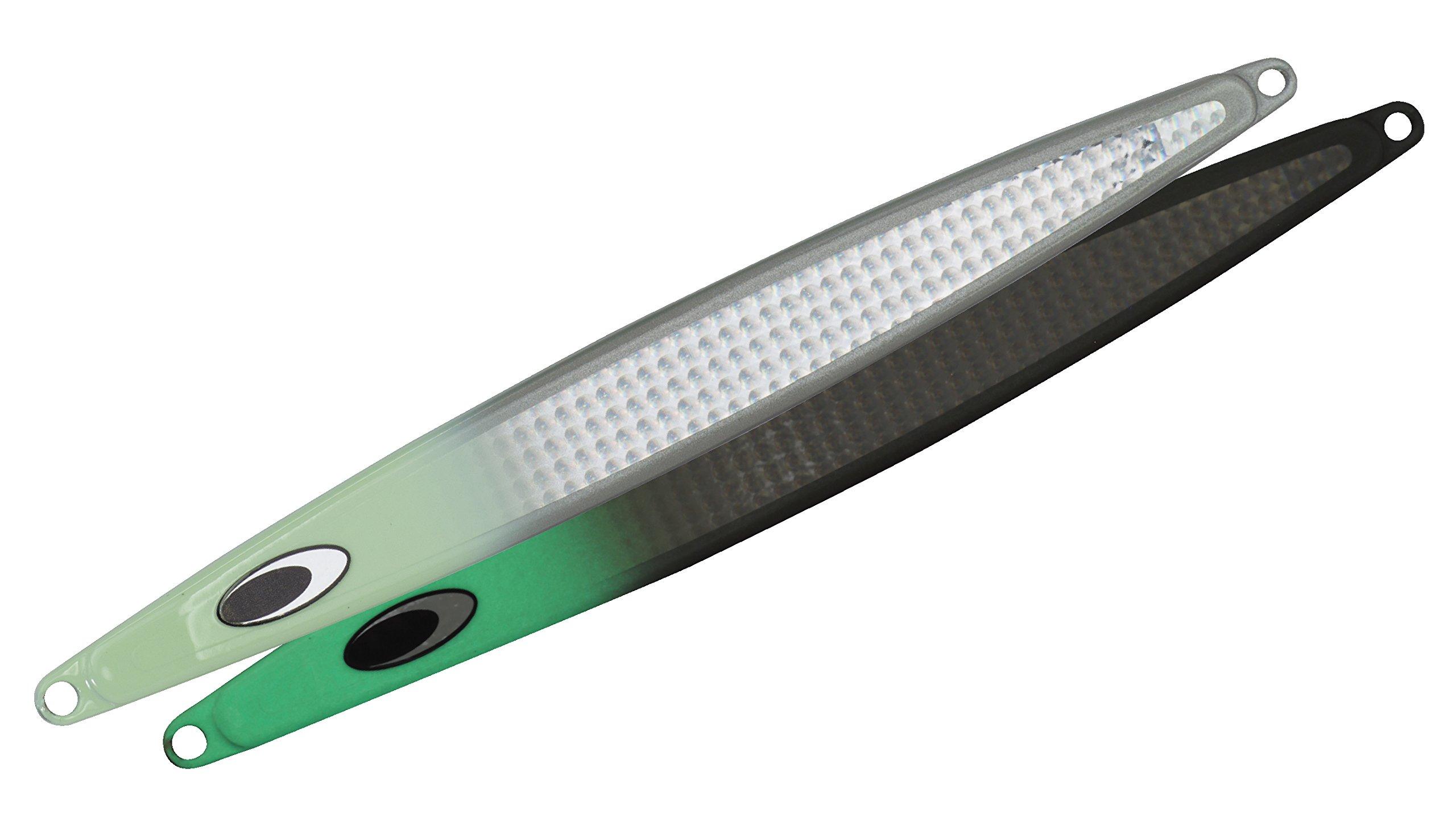 

Nature Boys Wiggle Rider Metal Glow Lure Jig, 190g, Head, WR1190-10K