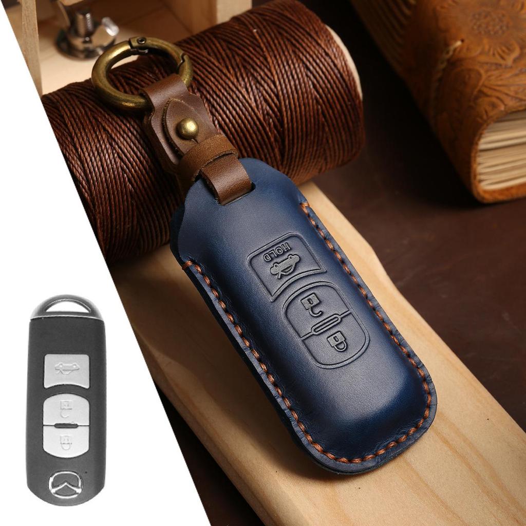Mazda Atenza und Axela Schlüsselhülle Schutzhülle aus Rindsleder Set