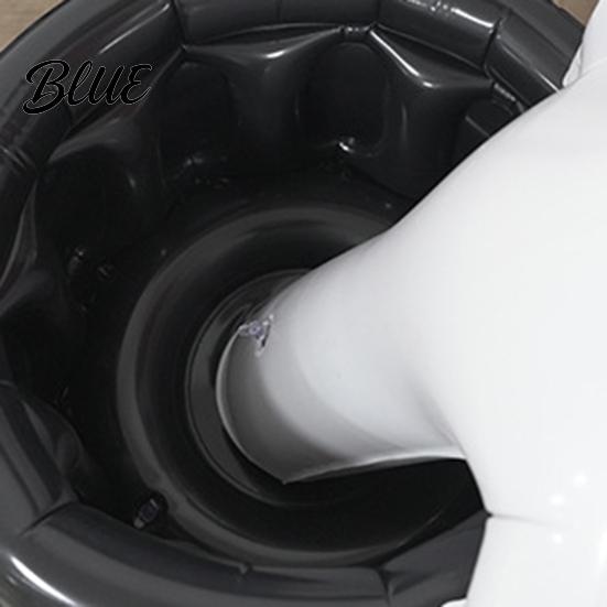 Black Magic Ice Bucket Inflatable Ghost Bucket Halloween Party Drink Tub White Double-layer Beverage Cooler for Decor Outdoor Picnic Storage