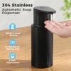480ml Kitchen Soap Dispenser Automatic Sensor Hand Sanitizer Machine Intelligent Electric Body Wash Soap Dispenser 304 Stainl