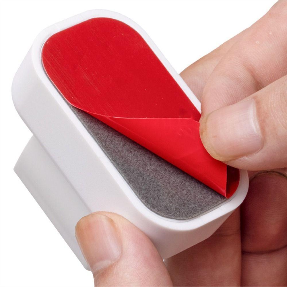 Plastic Electric Toothbrush Holder Self Adhesive Mop Clip Mop Broom Holder  Bathroom