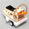Kids Science Experiment Model Set DIY Electric Environment Vehicle With Wooden Components Physics Learning Wood Craft