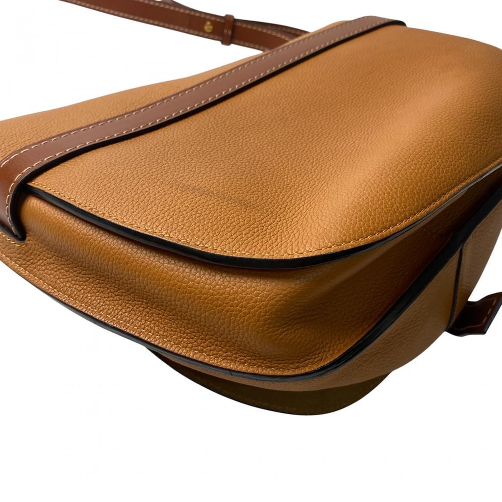 Used LOEWEShoulder Bag Brown Leather Women