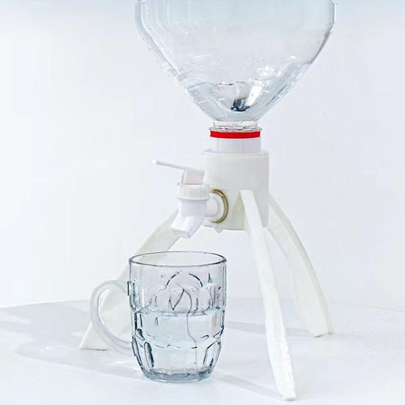 Water Bottle Holder Stand Inverted Dispenser Bracket Water Bottle Faucet Outlet Organizer for Home Office Space-Saving Storage R