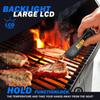 Digital Kötttermometer för Matlagning, Trådlös, Direktavläsning, Vattentät, Bakgrundsbelysning, Ultrasnabb Noggrann & 180° Vikbar Sond