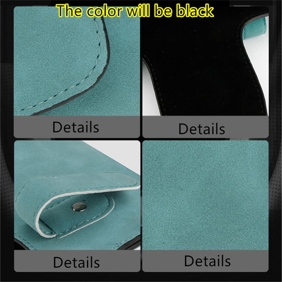 Suede Sun Visor Glasses Holder Glasses Case Sunglasses Storage Box Organizer
