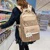 Schoolbag Korean Version 1011 Versatile Large-capacity Schoolbag Female Campus Style Female Junior High School Student College Student Backpack