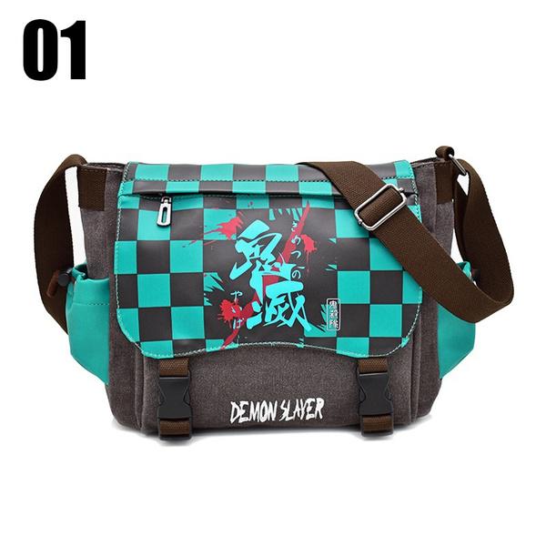 Anime Demon Slayer Messenger Bag ONE PIECE School Bag Backpack