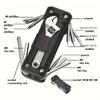 1Pc MatyKit Bicycle Tool Kit Multi-purpose Tool Mountain Bike Repair Tool Kit With Portable Bicycle Road Cycling Maintenance