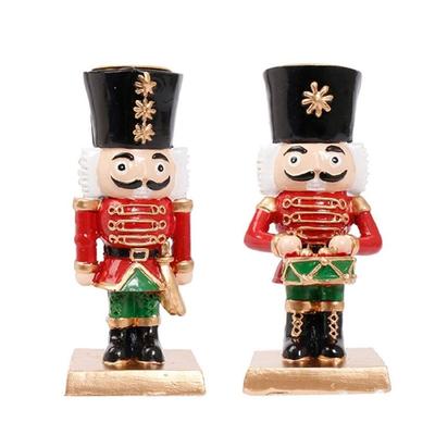 Christmas Nutcrackers Figures Candle Holders Nutcrackers Candlestick Christmas Decorations Table Centerpieces Gift