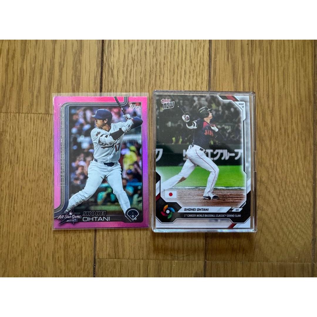 Used Topps Dodgers Shohei Otani Pink Foil