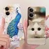For Xiaomi Redmi Turbo 5 Max Case Cute Cat Flowers Painted Cover Soft Slim Phone Case For Xiaomi Redmi Turbo 5 Turbo5 Max Fundas