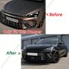 4PCS Front Bumper Lip Spoiler Splitter Chin For SEAT Cupra Leon VZ TSI Sportstourer 2024 2025 Gloss Black Body Kits