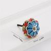 Simple Single Hole Ceramic Pumpkin Handle Round Vintage Vintage Cabinet Knob European Style Creative Door Pull Handles Furniture
