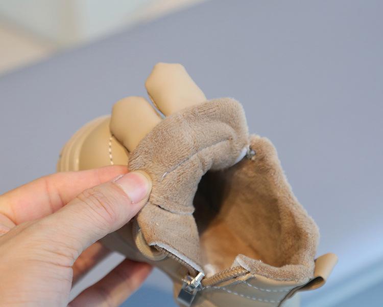 Kids' Winter Fleece-lined High-top Casual Walking Shoes for Boys and Girls