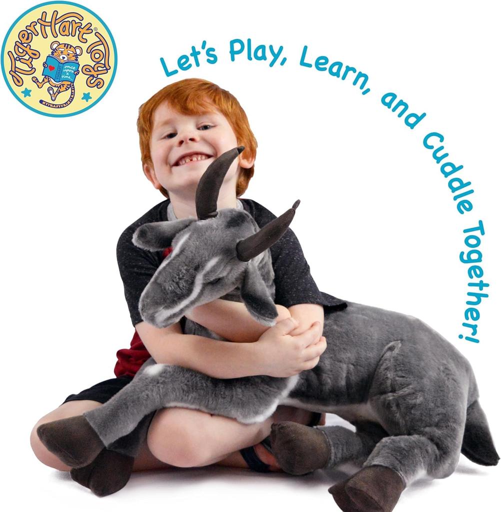 VIAHART Zwergziege Samuel Plüschtier, 27 Zoll (ungefähr 69cm), Tiger Tale Spielzeug [Gebraucht]