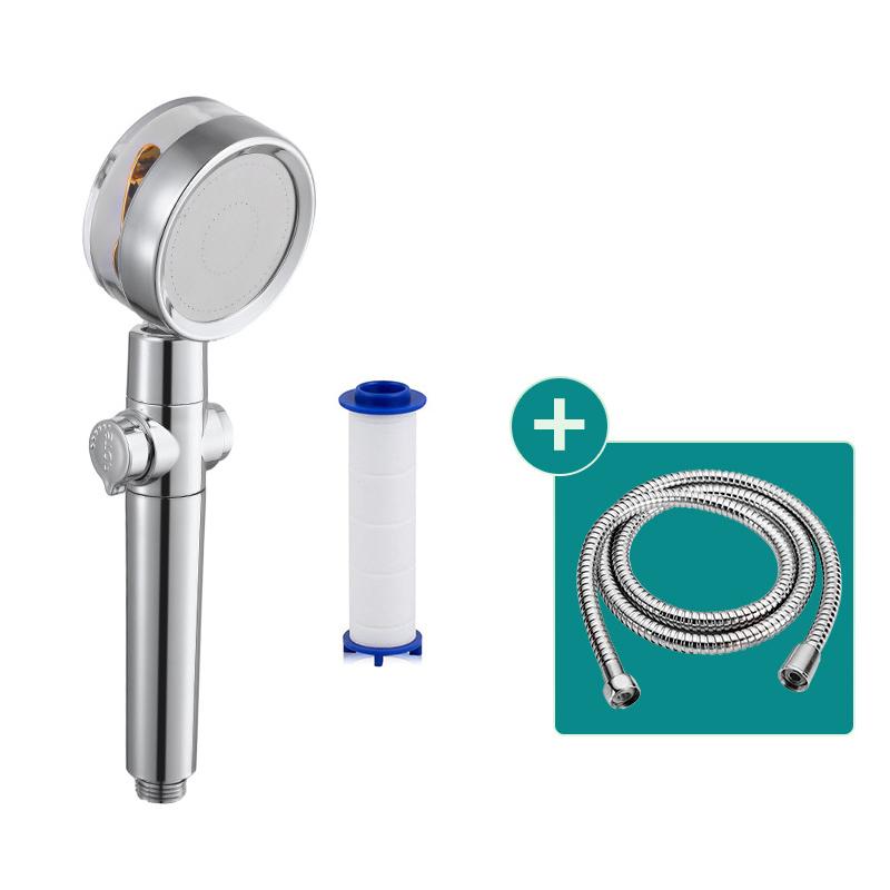 Tornado Shape Water Shower Head with Hose Shower Head High Pressure Handheld Douche Shower Filter Bathroom Accessories