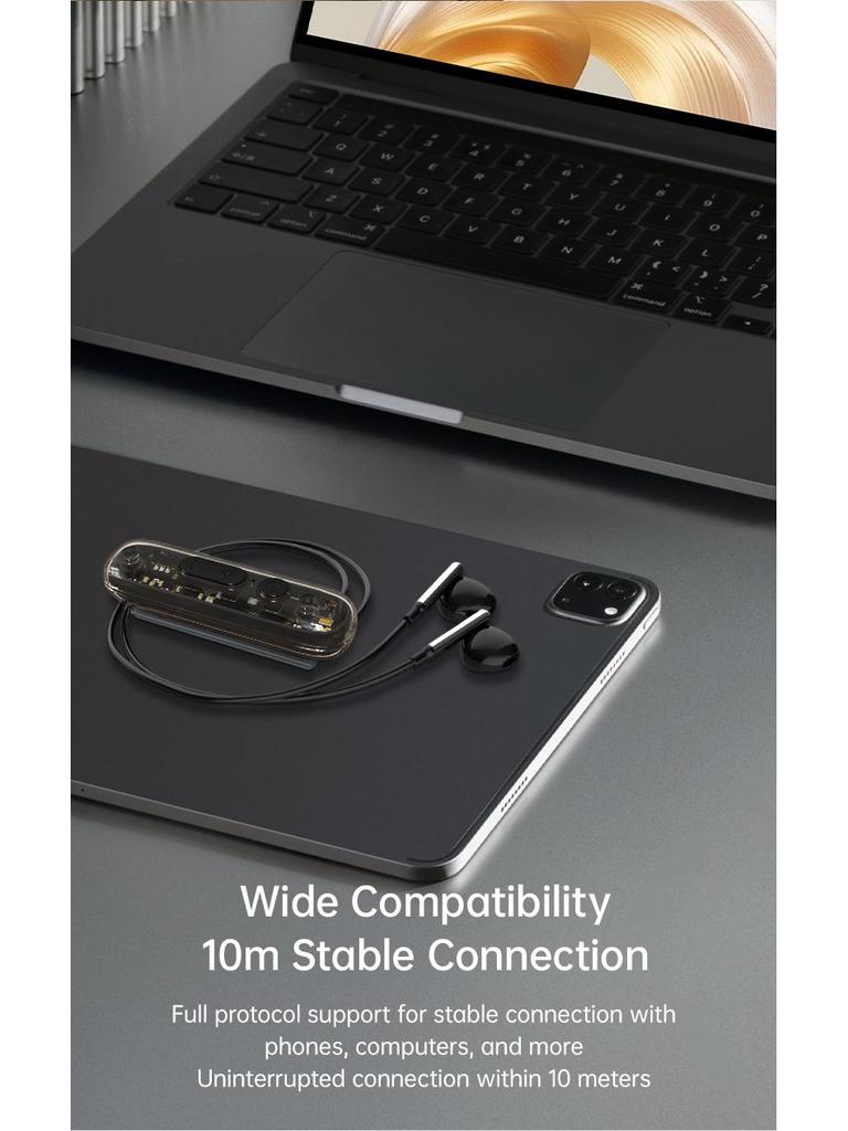 FT-10 Bluetooth Earphones: Hearing Aid & Sound Amplifier for Elderly, Clip-on Sport Design