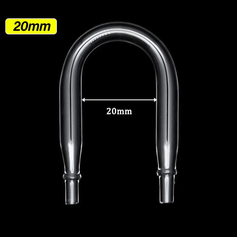 Aquarium U Shaped Air Pipe Connector Fish Tank Co2 Refiner Glass Tube Co2 Oxygen Tube For Co2 Diffuser Air Pump Accessories