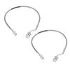 2PCS Front Brake Lines 89370 Improved Driving Performance Metal Strong Structure for 1500 2500 3500 HD Vehicle Models