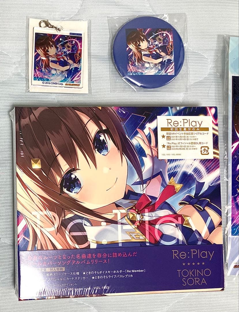 

[USED] Tokino Sora 3rd Album Re:Play First Press Limited Edition + Gamers Bonus